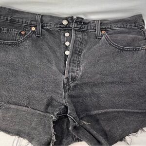 Levi's‎ Black Denim Shorts